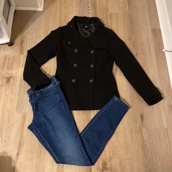 H&M Pea Coat - Picture 1 of 5